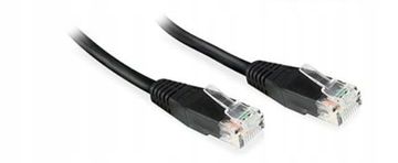 MicroConnect MicroConnect U/UTP CAT6 0,25 m črne barve PVC