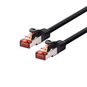 shumee Profesionalni patch kabel Logon CAT6 F/UTP - 15 m črne barve, TCF66F150BL
