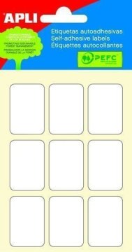 Apli Samolepilne etikete 22 x 32 mm - bele 54 kosov