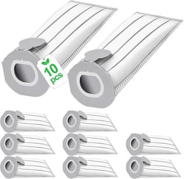 shumee 10x NADOMESTNI SET VREČKE ZA SESALNIK VORWERK KOBOLD VK7 FP7