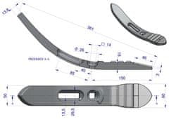 shumee 1738000000 lemež kultivatorja z volframovim karbidom WARYŃSKI MAXX