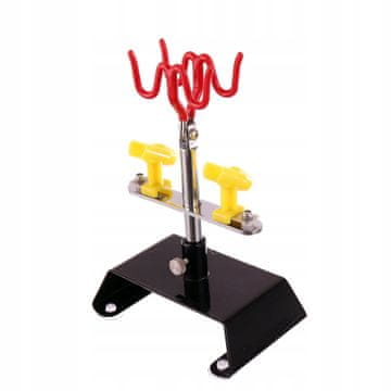 shumee STOJALO ZA AIRBRUSH S 4 MESTI, MODELIRANJE, KOZMETIKA, KOVINSKI PRISESKI