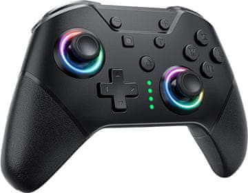 shumee Nintendo Switch Lite OLED brezžični krmilnik Black Turbo