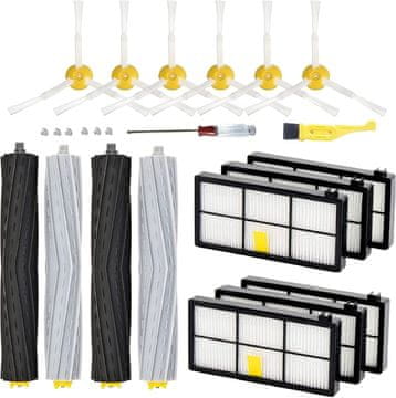 shumee KRTAČNI FILTRI VALJI KOMPLET ZA IROBOT ROOMBA 960 980 981 985 900 HEPA