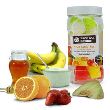 shumee Žele za papige Mešanica okusov 24 kosov