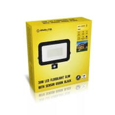 Asalite reflektor ASAL0336 Slim LED 30W 6500K 2700lm s senzorjem