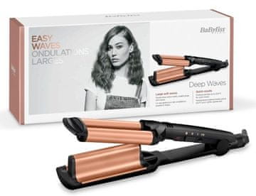 shumee Keramični kodralnik las, Babyliss W2447E, Pro etui