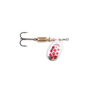 shumee Mepps Aglia DECOREE Spinner SREBRNA/RDEČA št. 3 |30127003
