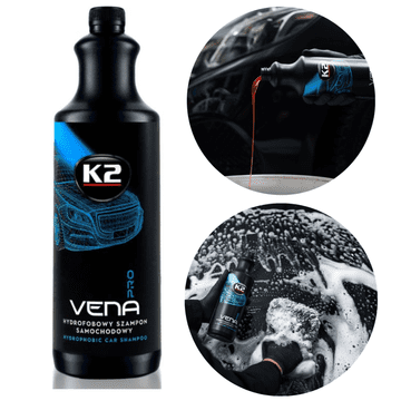 K2 K2 VENA PRO Hydrofobic Car Shampoo 1L koncentrat s sušilnim sredstvom