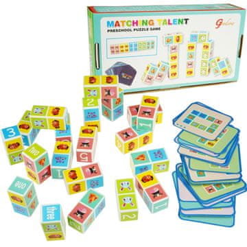 shumee Lesena puzzle igra, poustvari vzorec