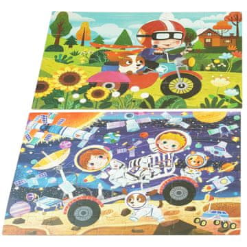 shumee Puzzle pisana 4v1 avto sestavljanka 200 kosov