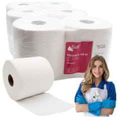 Aerosoft Mehka premium maxi celulozna brisača v roli, 2 l, 6 kosov