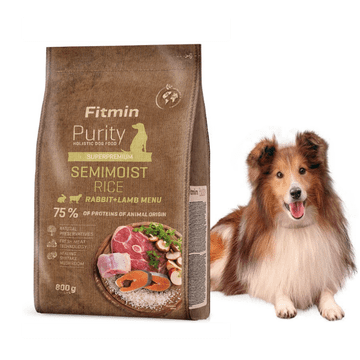 shumee Fitmin Dog Purity Rice Semimoist Rabbit & Lamb 800 g