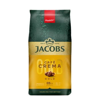 shumee Kava v zrnu Jacobs Cafe Crema Gold 1 kg