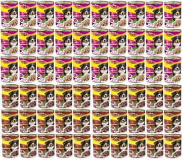 shumee Bazilika mokra hrana 415g za pse MIX 60 kos.