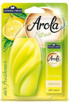 shumee GENERAL FRESH AROLA MINI osvežilec zraka v spreju z vonjem limone 15 ml