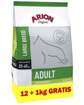 shumee ARION ORIGINAL ADULT LARGE piščanec in riž 12 kg