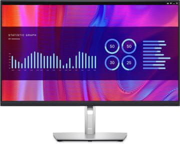 shumee DELL P2723DE LED monitor, 27"", 2560x1440, Quad HD, LCD, 5 ms, črno-srebrn, 210-BDEH
