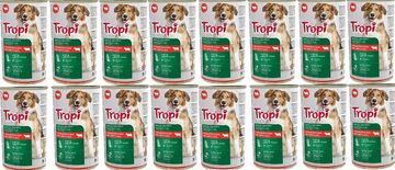 shumee TROPI pasja hrana 1250g z govedino 16 kos