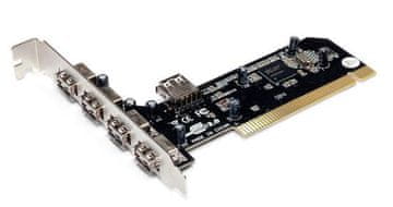 MicroConnect Razširitvena kartica PCI USB 2.0 4+1 NEC720