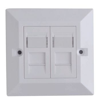 shumee Lanview CAT6 prednja plošča dvojna UK, LVN126188UK-2