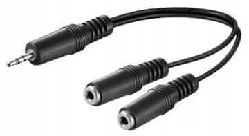 MicroConnect MicroConnect avdio kabel 2 x 3,5 mm 0,2 m
