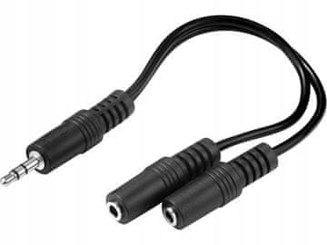 Sandberg Kabel MiniJack Splitter 1->2 502-16