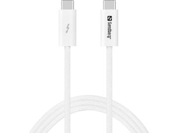 shumee Sandberg USB-C na USB-C USB4 240W + 40Gbps 1M 6FUTP-015B, 136-56