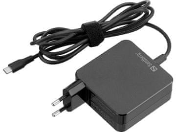 Sandberg Polnilnik Sandberg USB-C AC PD65W EU 1M, 135-79