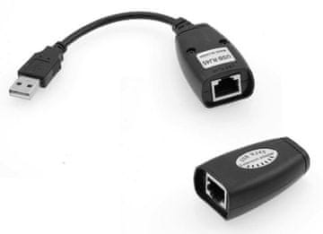 MicroConnect Pretvornik MicroConnect CAT 5/ CAT5e/CAT6 / USB 1.1