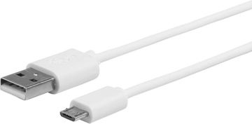 eSTUFF MicroUSB kabel 1 m bele barve, ES603007