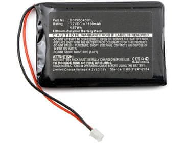CoreParts Baterija CoreParts 4,07 Wh Li-Pol 3,7 V 1100 mAh črne barve za BabyPhone, BC-5700D, za novorojenčke, MBXBPH-BA003