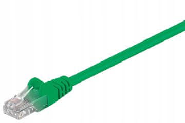 MicroConnect U/UTP CAT5e 0,25 m zelen PVC