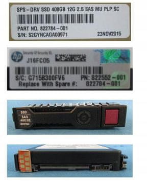 shumee HP Enterprise Hot-Plug SSD 400 GB 2,5, 822784-001