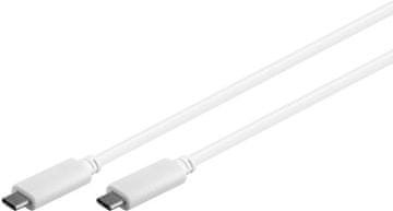 MicroConnect Kabel MicroConnect USB-C 3.2 Gen2, bel, 0,5 m