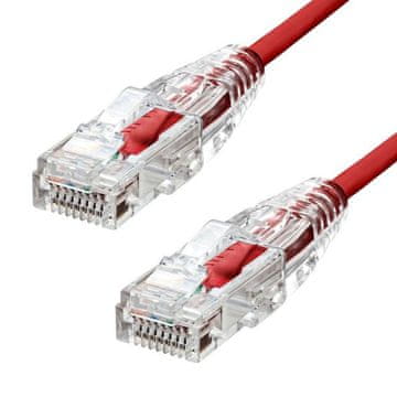 ProXtend ProXtend ultra tanek CAT6 U/UTP CU LSZH Ethernet kabel rdeče barve 4 m, S-6UTP-04R