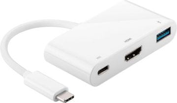 MicroConnect Večportni adapter USB-C hub 0,20 m