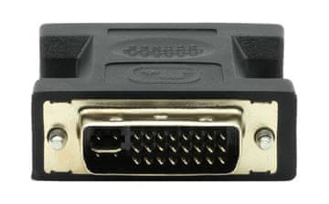 shumee ProXtend adapter DVI-I 24+5 (M) na VGA (Ž), črne barve, DVII245-VGAF