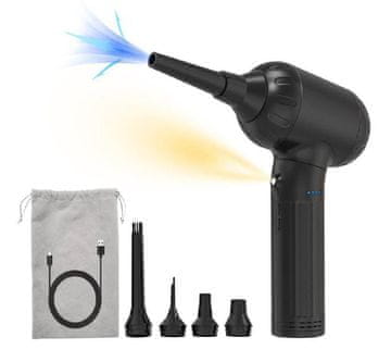 shumee Brezžični napihovalnik zraka CoreParts za računalnike in prenosnike, 7500 mAh, 5 konic, kabel USB-C, MOBX-TOOLS-082