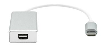 ProXtend USB-C na Mini DP 20 cm srebrne barve, USBC-MINIDP-0002S