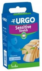 shumee URGO Sensitive Stretch obliž za rezanje 1 m x 6 cm