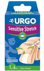 shumee URGO Sensitive Stretch obliž za rezanje 1 m x 6 cm
