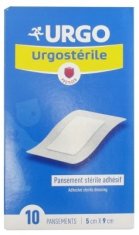 shumee URGO Urgosterilni obliži 5x9 cm s povojem, 10 kosov