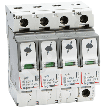 LEGRAND Prenapetostni odvodnik T1+T2 12,5/60 4P Legrand 412273