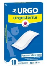 shumee URGO Urgosterilne 10 cm x 20 cm 10 kosov