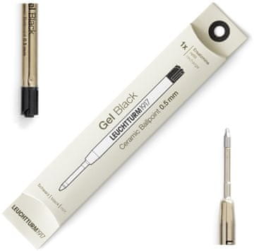 shumee LEUCHTTURM1917 Polnilo za gel pero 0,5 mm Drehgriffel ČRNO