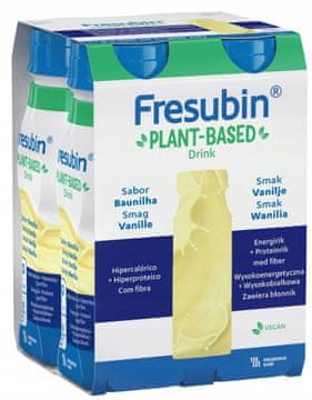shumee FRESUBIN RASTLINSKEGA NAPITA z okusom vanilije, tekoči napitek 4 x 200 ml