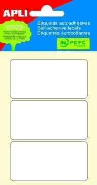 Apli Samolepilne etikete 34 x 67 mm - bele 18 kosov