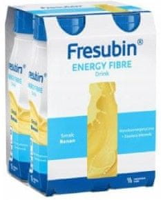shumee FRESUBIN Energijski napitek z vlakninami in okusom banane, tekoči, 4 x 200 ml