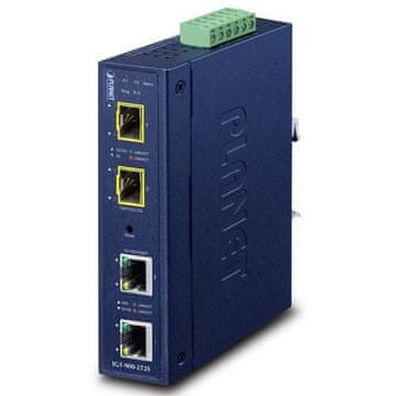 Planet Industrial 2x 10/100/1000T + 2x 100/1000/2500X SFP upravljani medijski pretvornik, IGT-900-2T2S